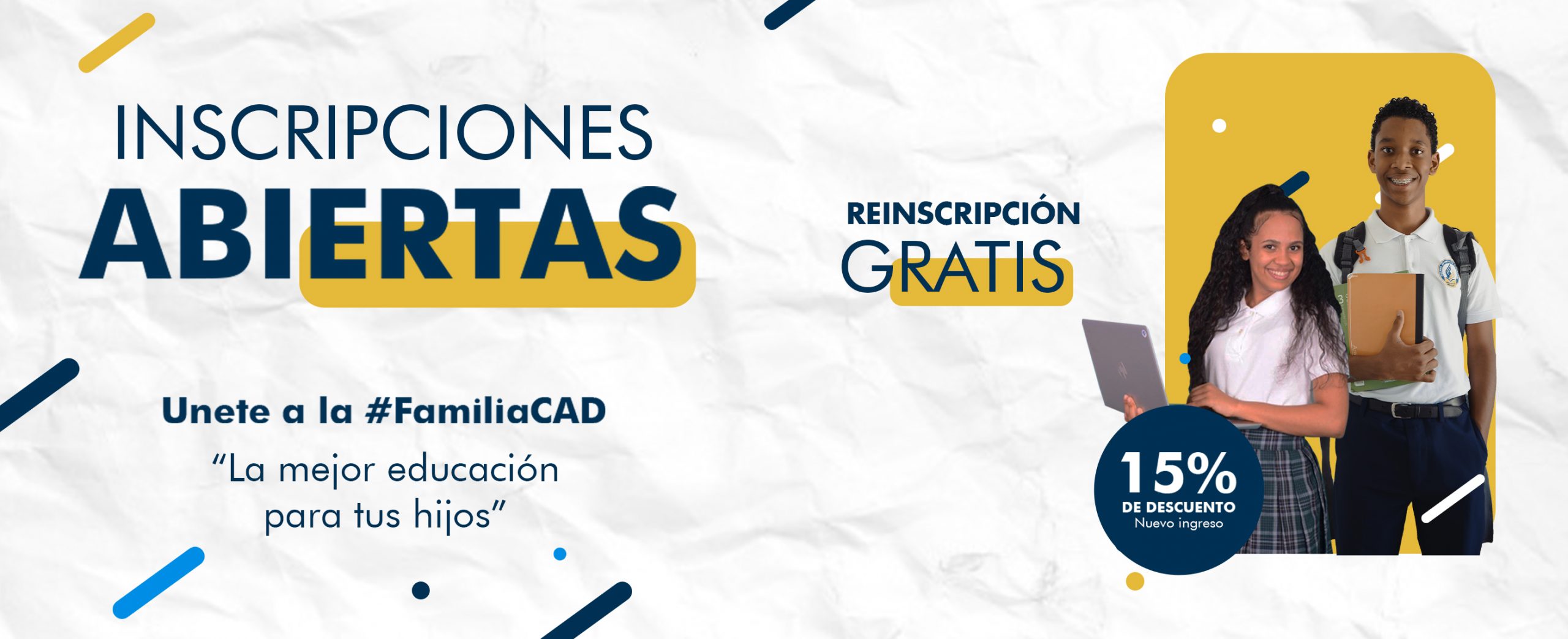 Inscripciones, Colegio Adventista Dominicano